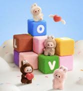 Labubu doll - Perfect gift - Macaron color, 100% genuine. It's the perfect gift for children, family and friends.