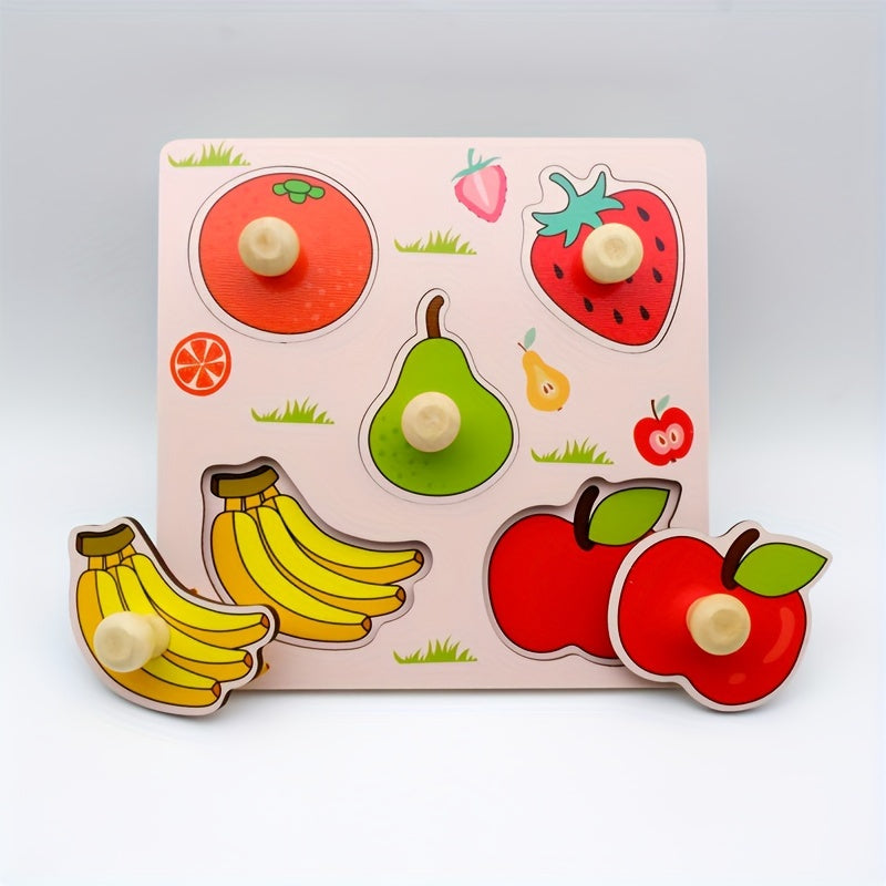 3D Puzzle Wooden Hand Scratching Board for Kids - Develops Fine Motor Skills, Cognitive Development, and Problem-Solving Abilities - Perfect Montessori Early Education Toy for Halloween and Christmas Gifts