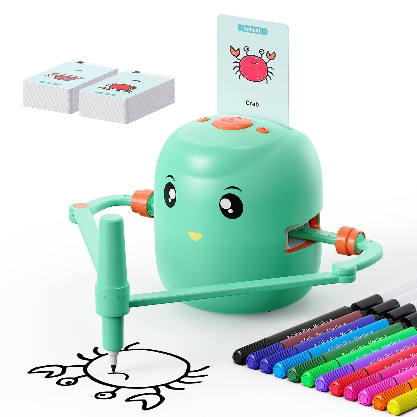 Painting Robot Early Educational Interactive Smart Painting Robot Art Enlightenment Automatic for Children Aged 5 and Above