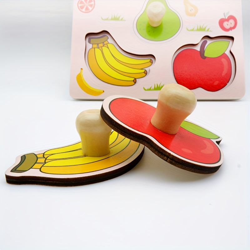 3D Puzzle Wooden Hand Scratching Board for Kids - Develops Fine Motor Skills, Cognitive Development, and Problem-Solving Abilities - Perfect Montessori Early Education Toy for Halloween and Christmas Gifts