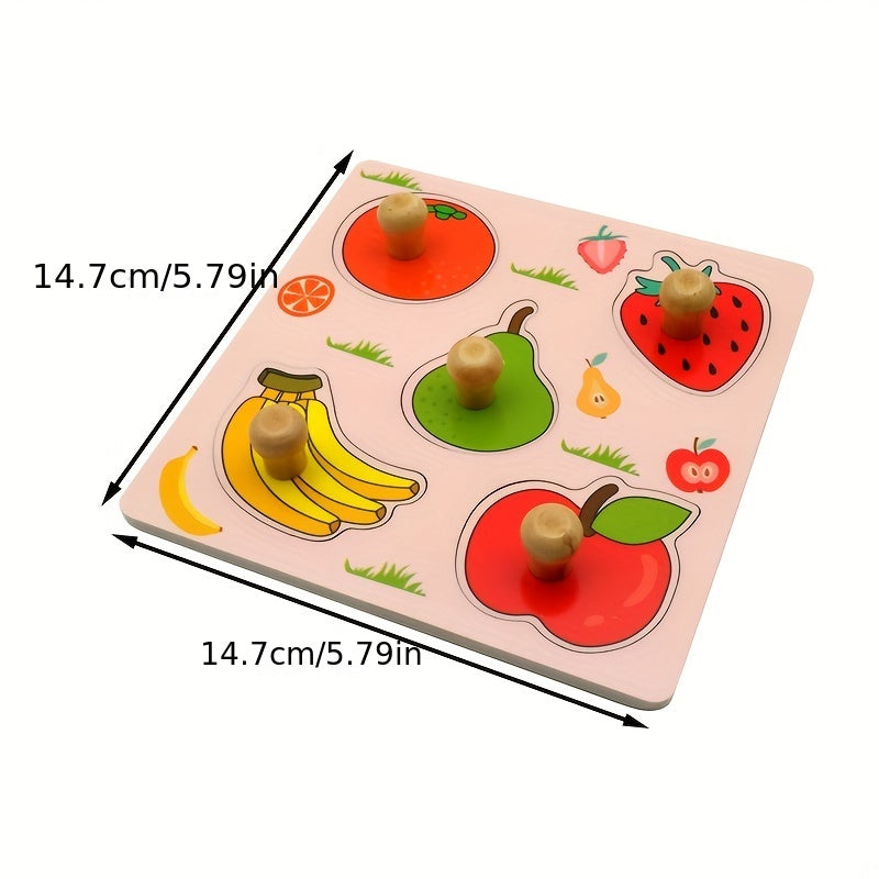 3D Puzzle Wooden Hand Scratching Board for Kids - Develops Fine Motor Skills, Cognitive Development, and Problem-Solving Abilities - Perfect Montessori Early Education Toy for Halloween and Christmas Gifts