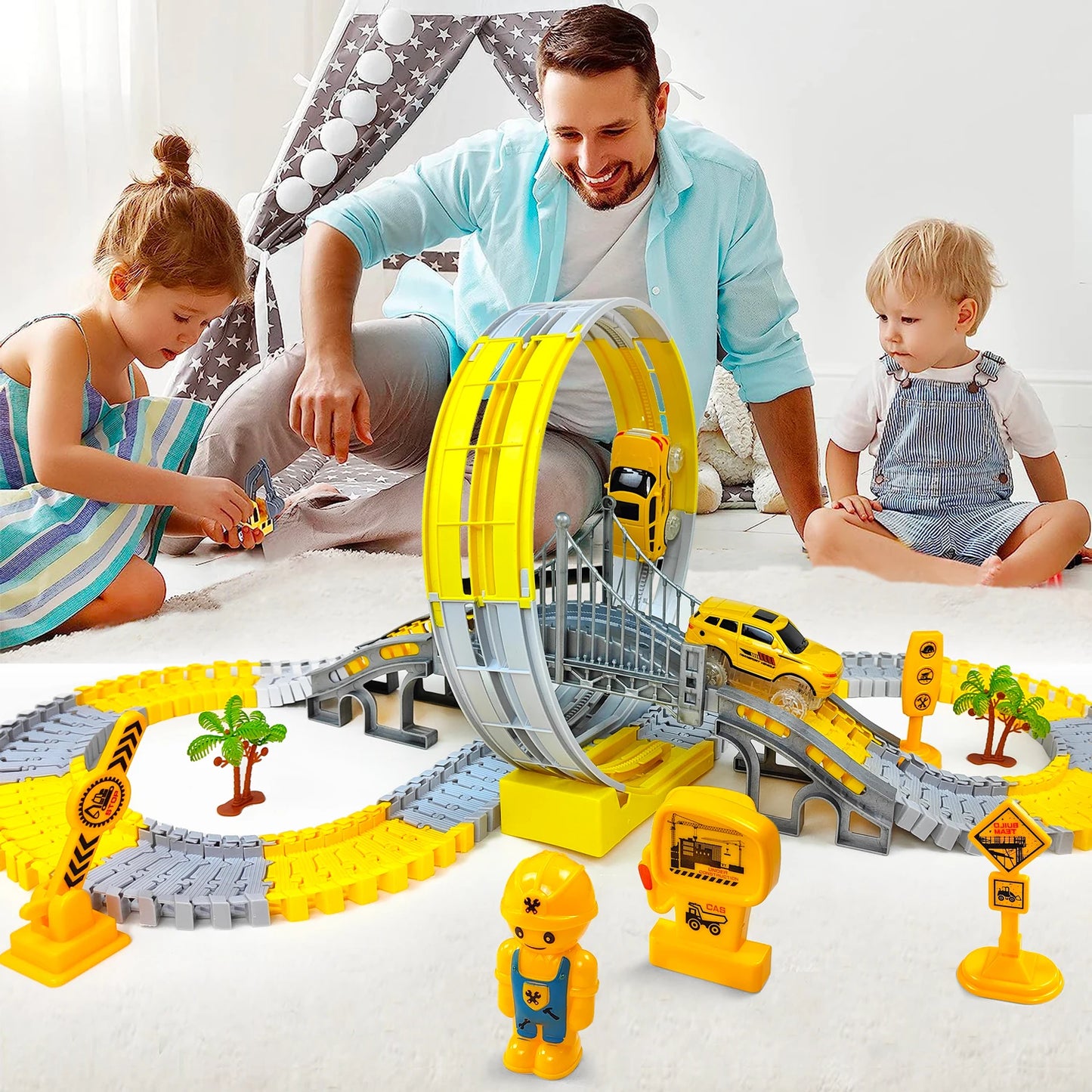Train Toys Children Electric Track Toy Kids Educational Toys