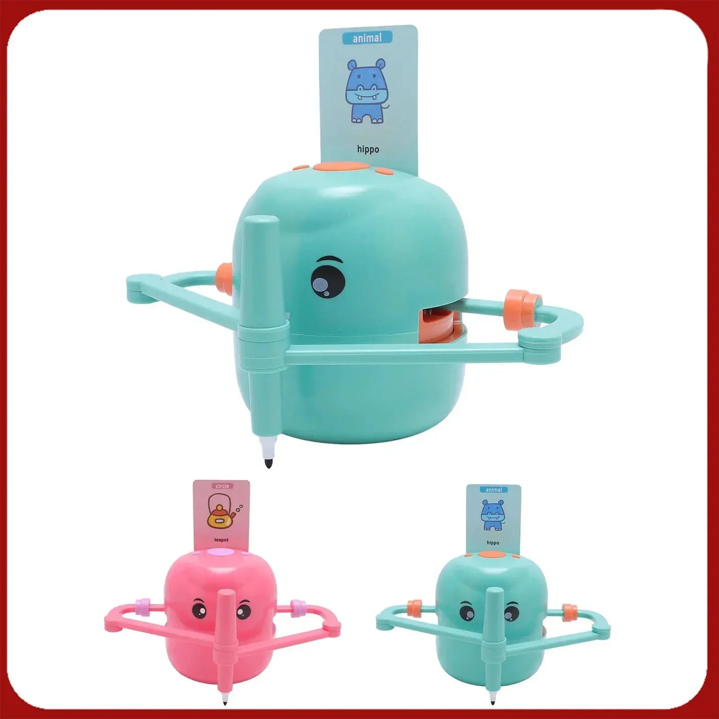 Painting Robot Early Educational Interactive Smart Painting Robot Art Enlightenment Automatic for Children Aged 5 and Above