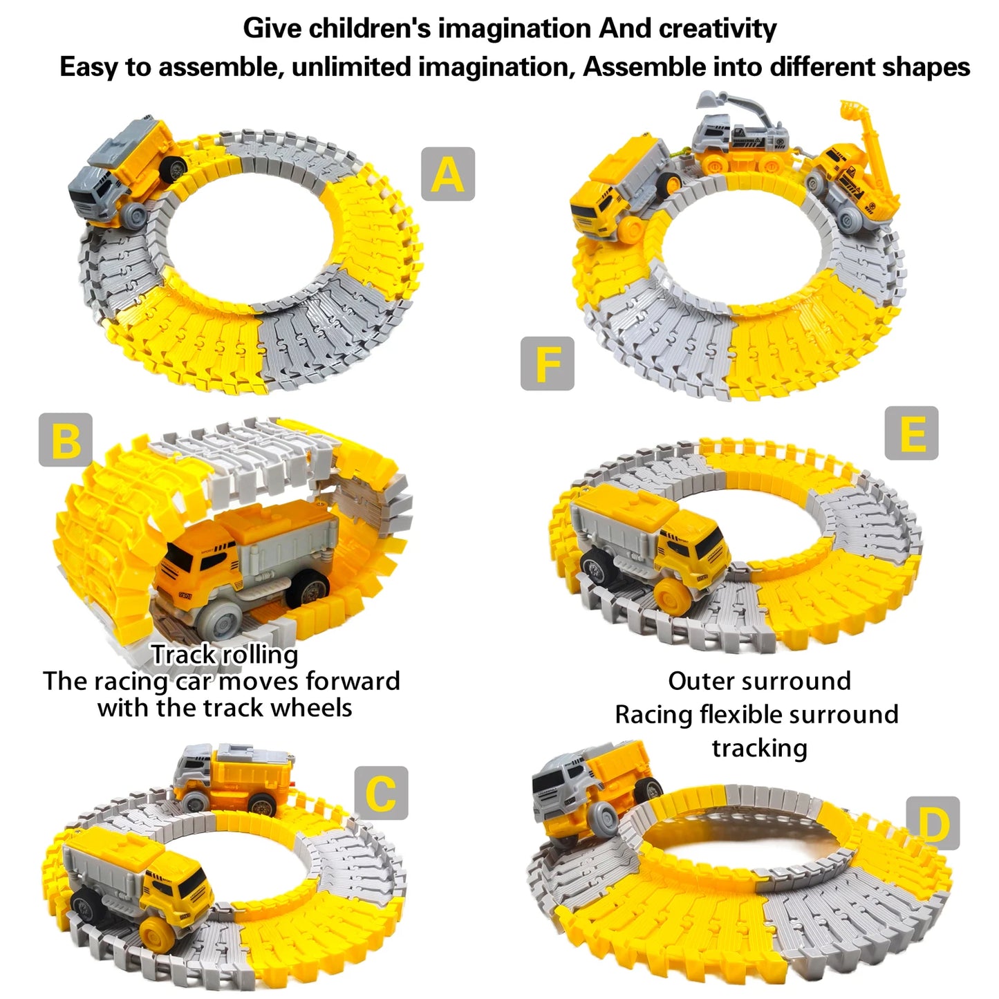 Train Toys Children Electric Track Toy Kids Educational Toys