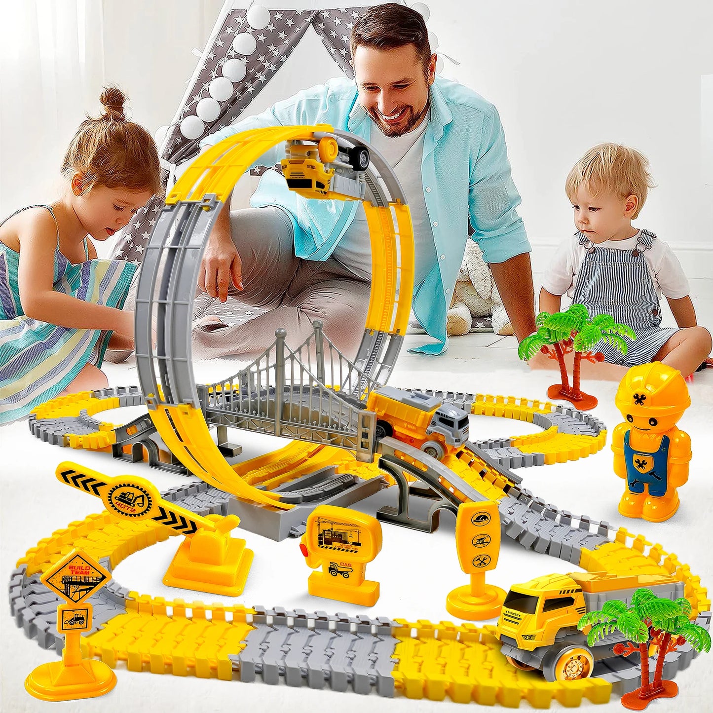 Train Toys Children Electric Track Toy Kids Educational Toys