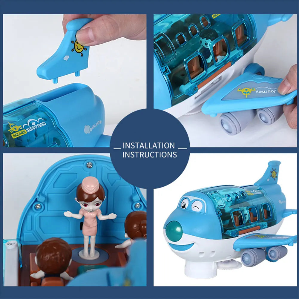 AeroSmile™ Kids’ Airplane Kids Electric Christmas  Aircraft