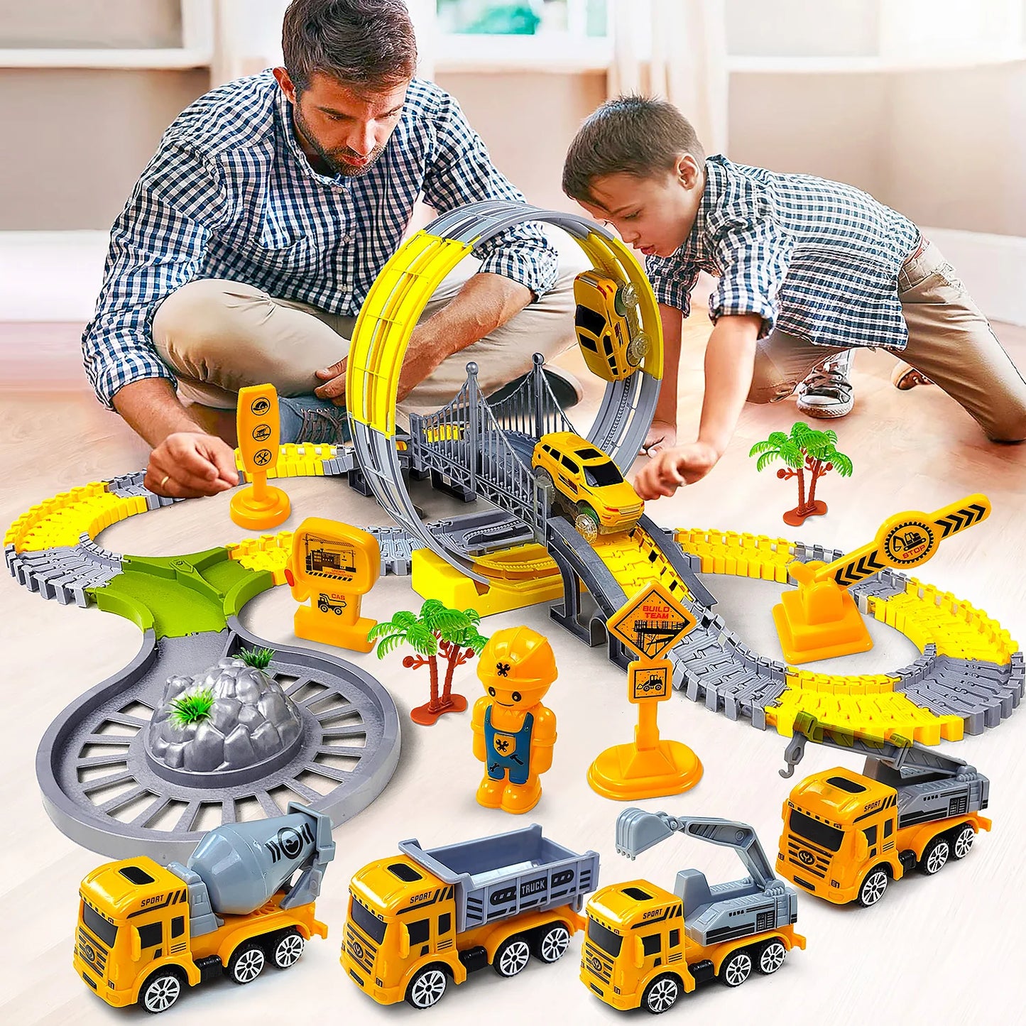 Train Toys Children Electric Track Toy Kids Educational Toys