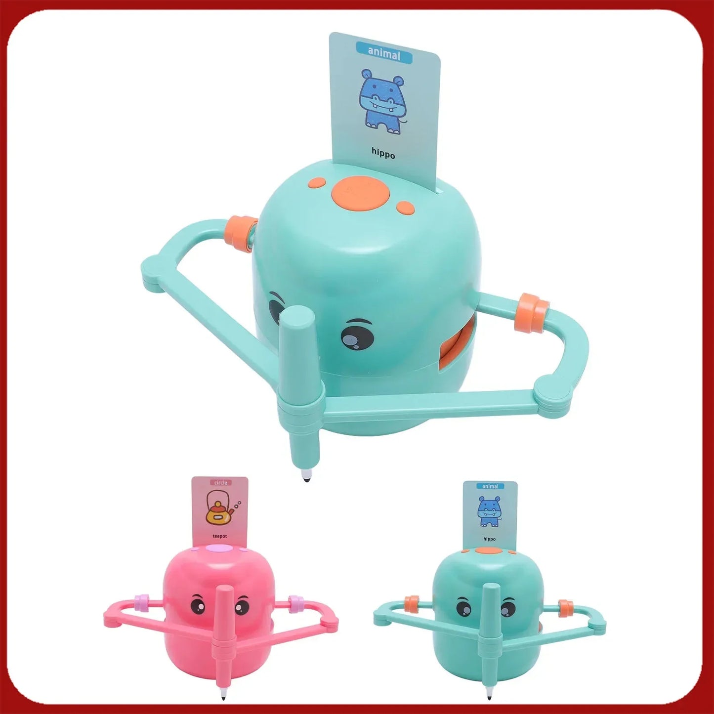 Painting Robot Early Educational Interactive Smart Painting Robot Art Enlightenment Automatic for Children Aged 5 and Above