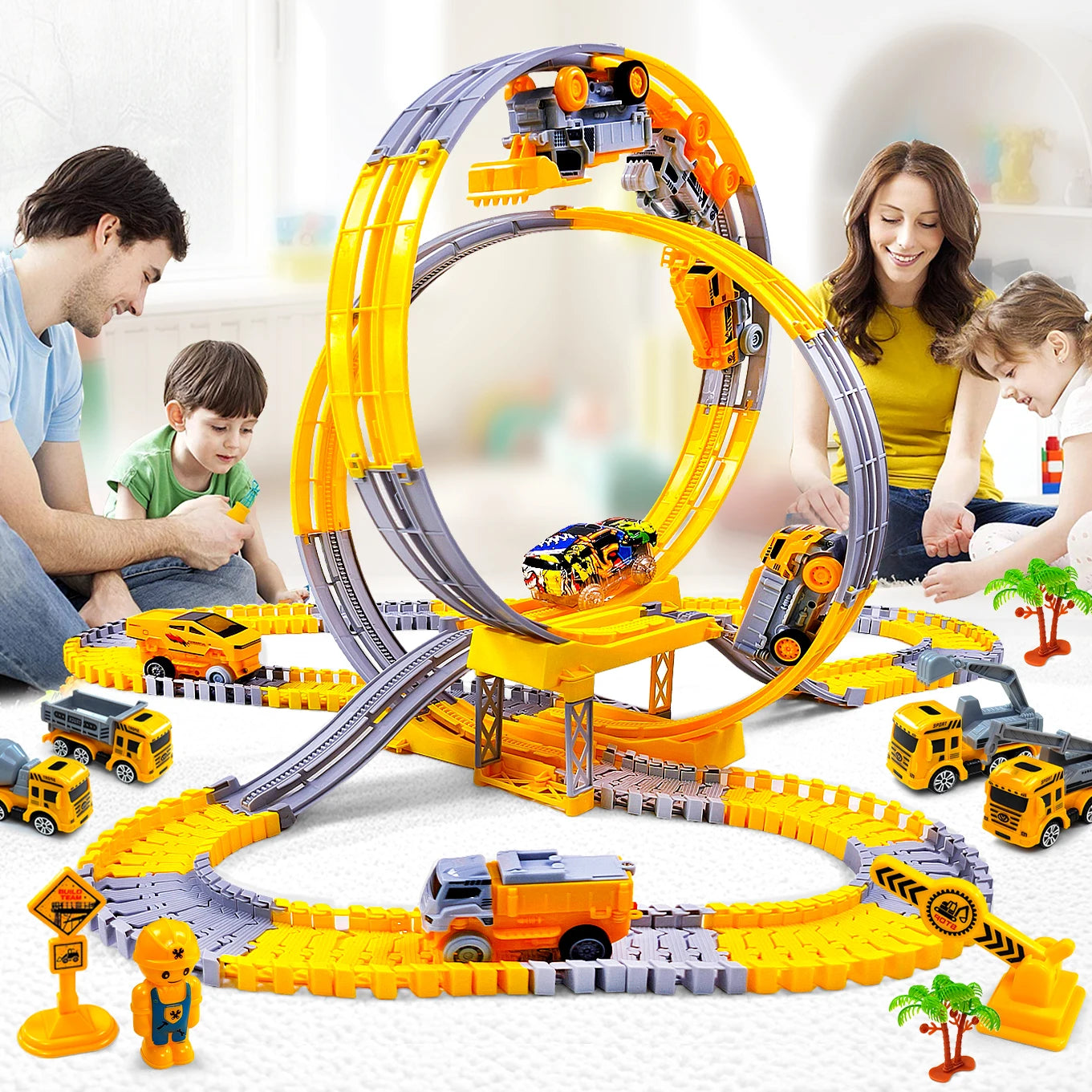 Train Toys Children Electric Track Toy Kids Educational Toys
