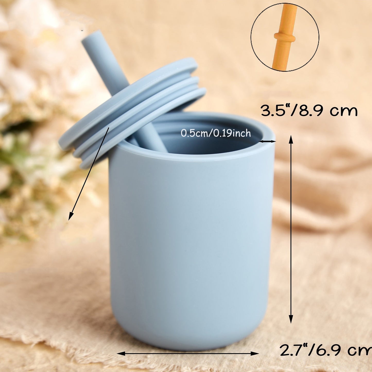 Adorable Kids’ Leak-Proof, Unbreakable Straw Cups — Sip, Smile &amp; Go!