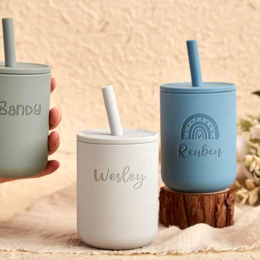 Adorable Kids’ Leak-Proof, Unbreakable Straw Cups — Sip, Smile &amp; Go!